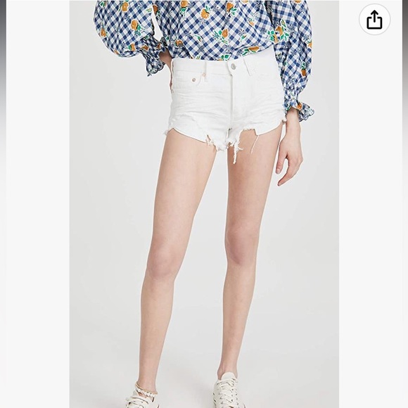 Free People Loving Good Vibrations Cutoffs 28 29 NWT - Picture 7 of 9